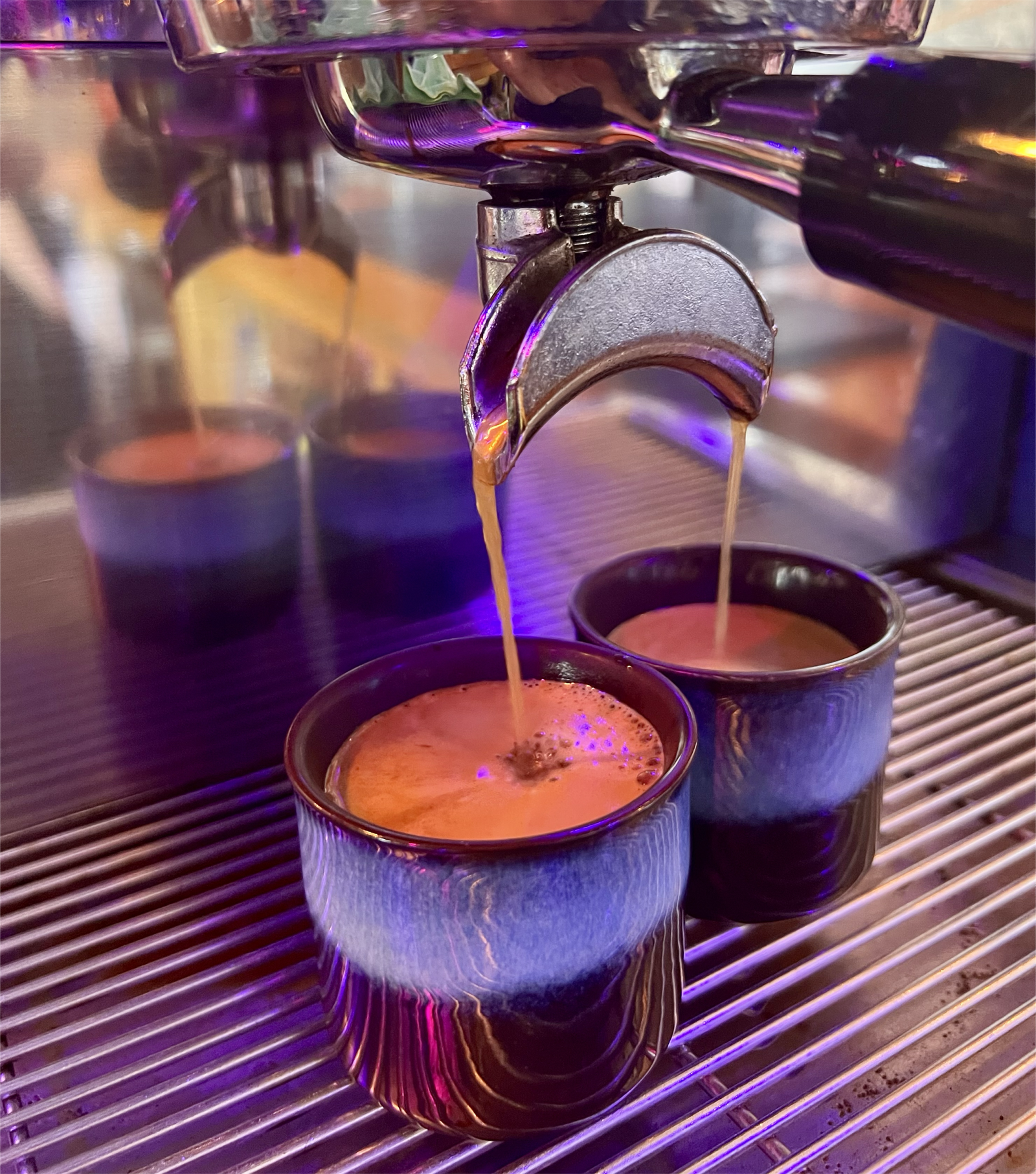 Espresso being pulled